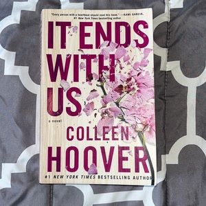 It Ends With Us paperback book by: Colleen Hoover